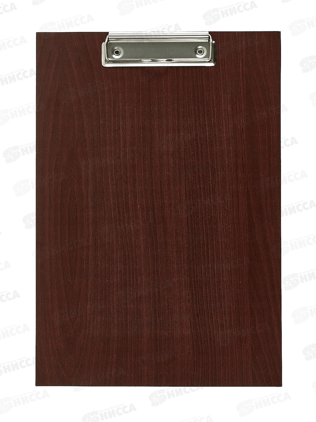 Планшет А4 СБ с зажимом красное дерево, 118 *32