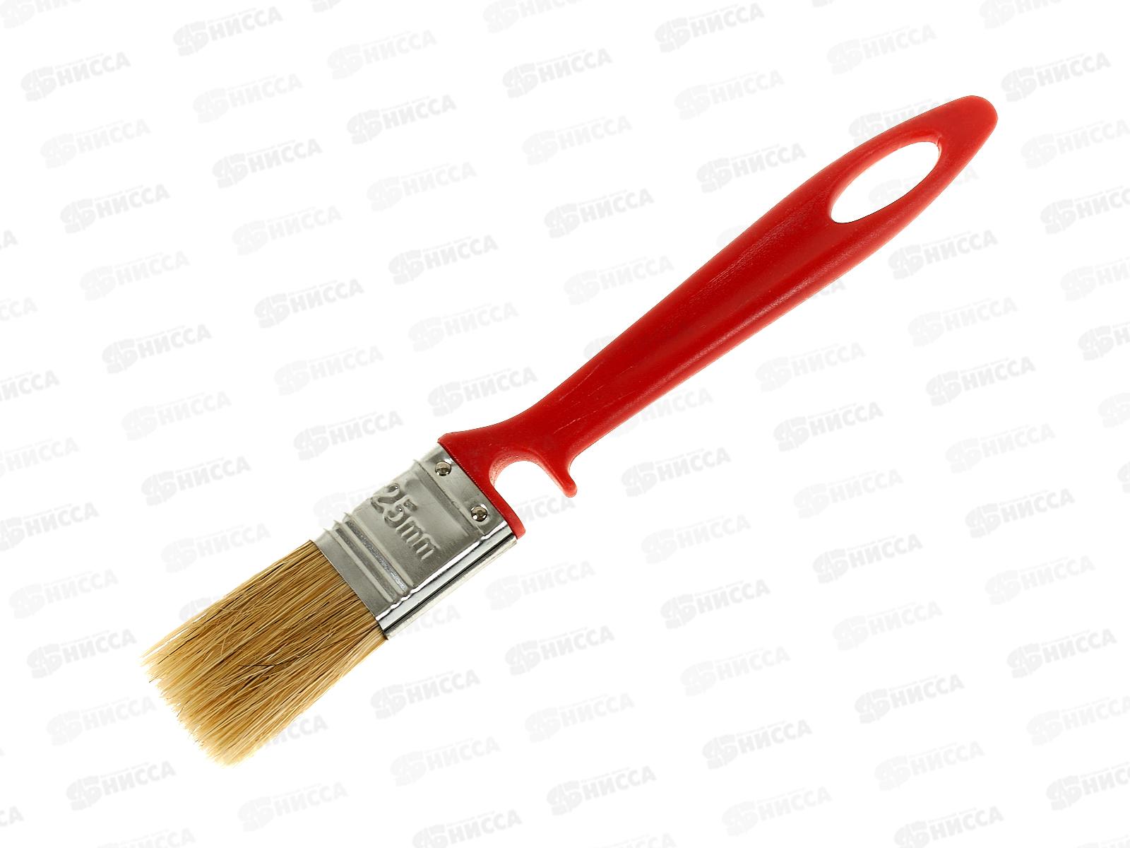 Кисть плоская Стандарт пластиковая ручка, 25мм, 0100525  *12/960