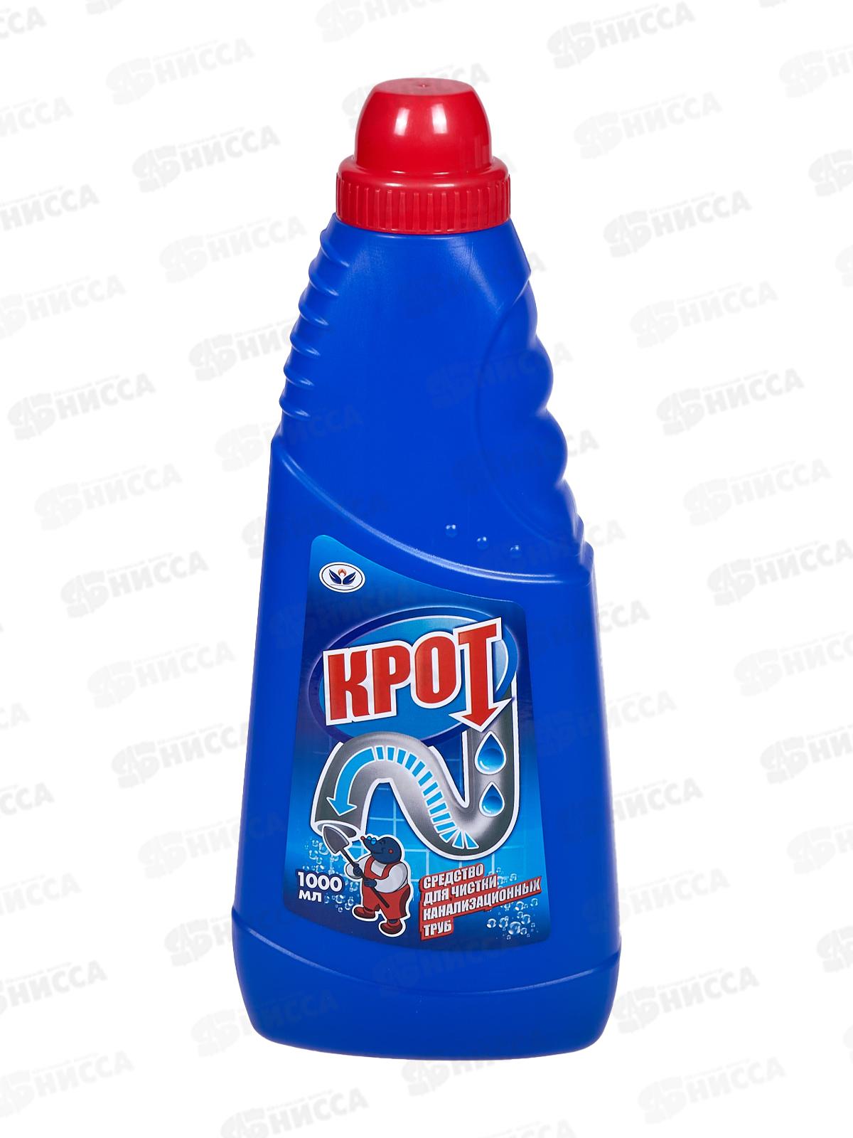 КРОТ чистящее средство 1л НБТдля сильных засоров *12