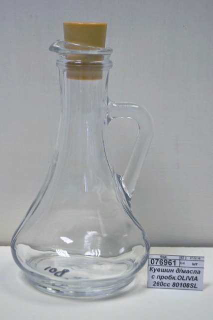 Кувшин для масла с пробкой OLIVIA 260мл 80108SL *12