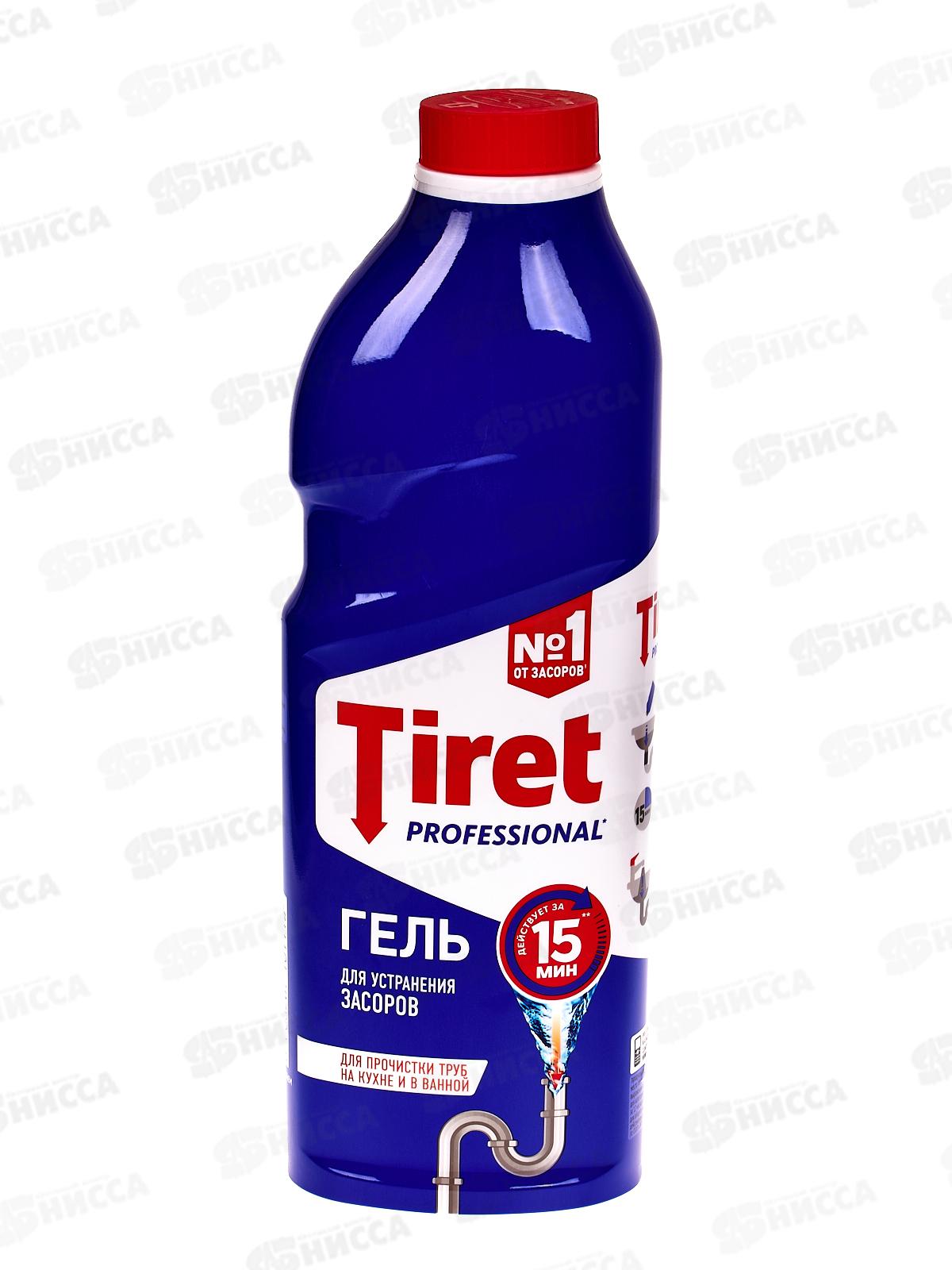 ТИРЕТ гель для очистки труб 1л *12