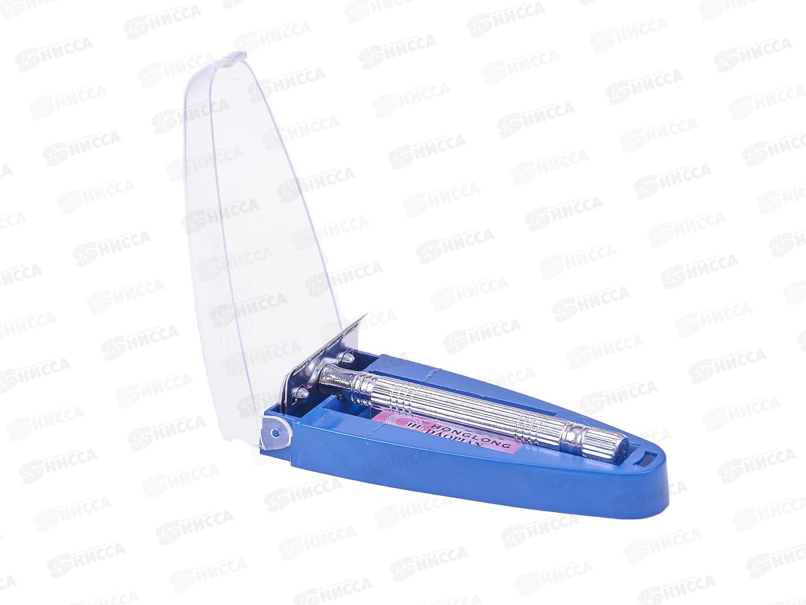 Станок для бритья HL2788 металлический (004086) в футляре *12   Ж