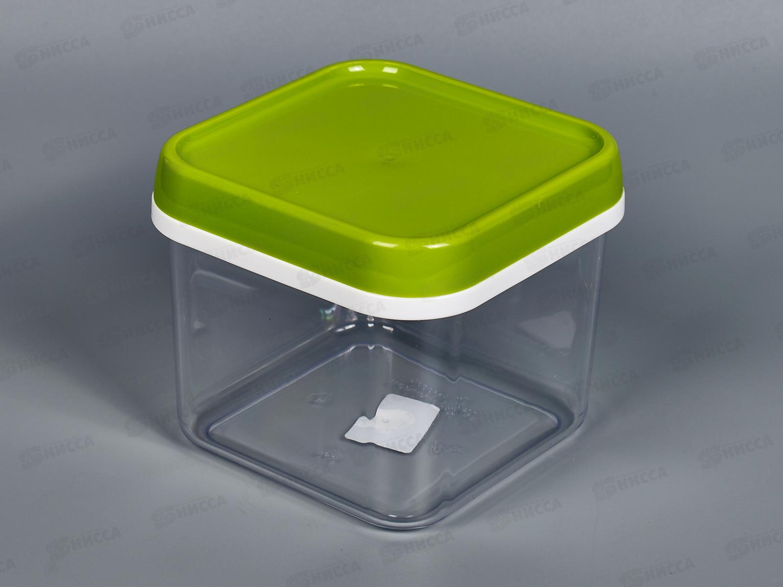 Банка 0,6л для сыпучих продуктов квадратная С266 *18