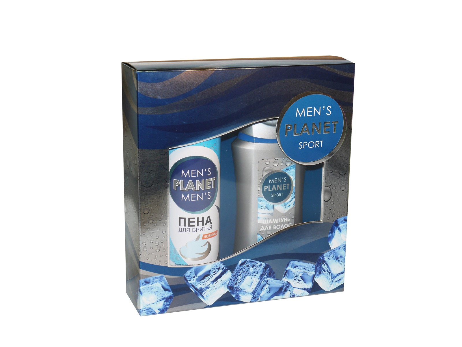 Men&quots Planet Sport подарочный набор (шампунь 250мл + пена для бритья 200мл) мужской *7