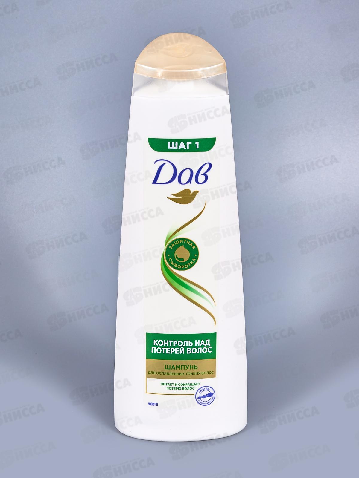 ДАВ шампунь 400/380мл RT Контроль над потерей волос *10