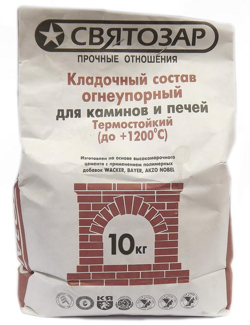 Состав кладочный огнеупорный 10кг