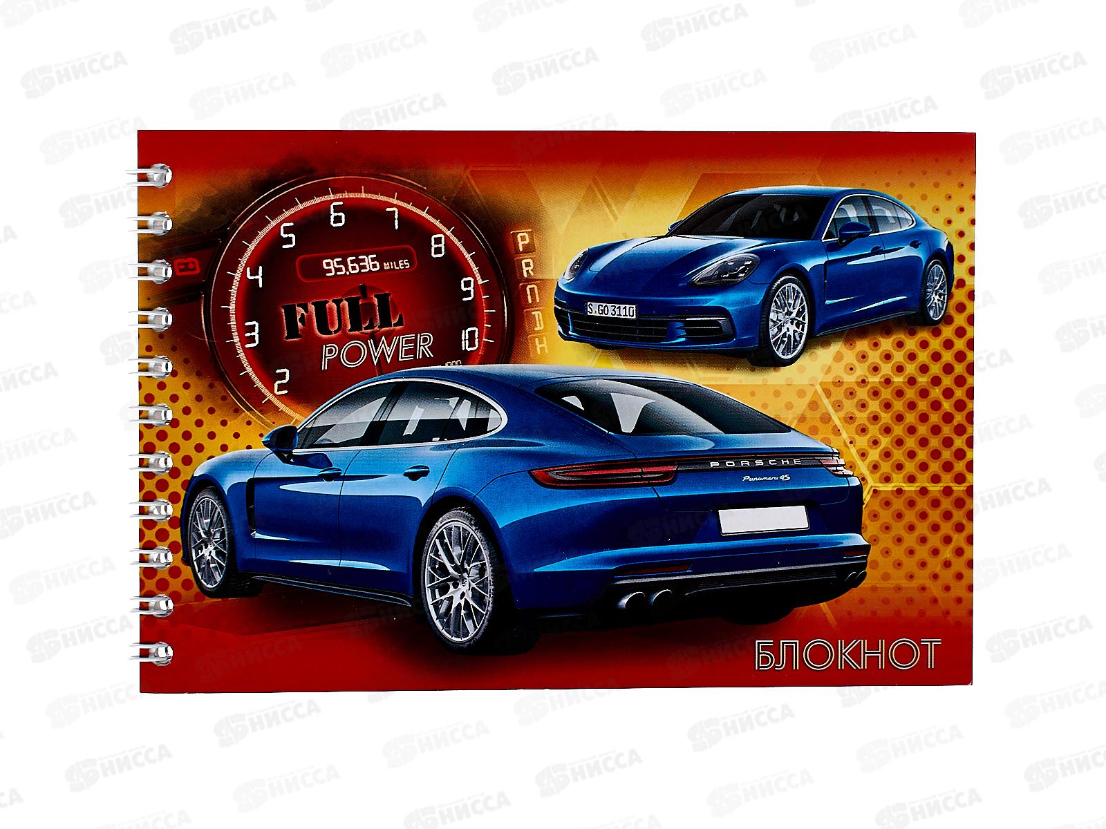 Блокнот 48листов ПГС Авто, 100*150, на  гребне. *12