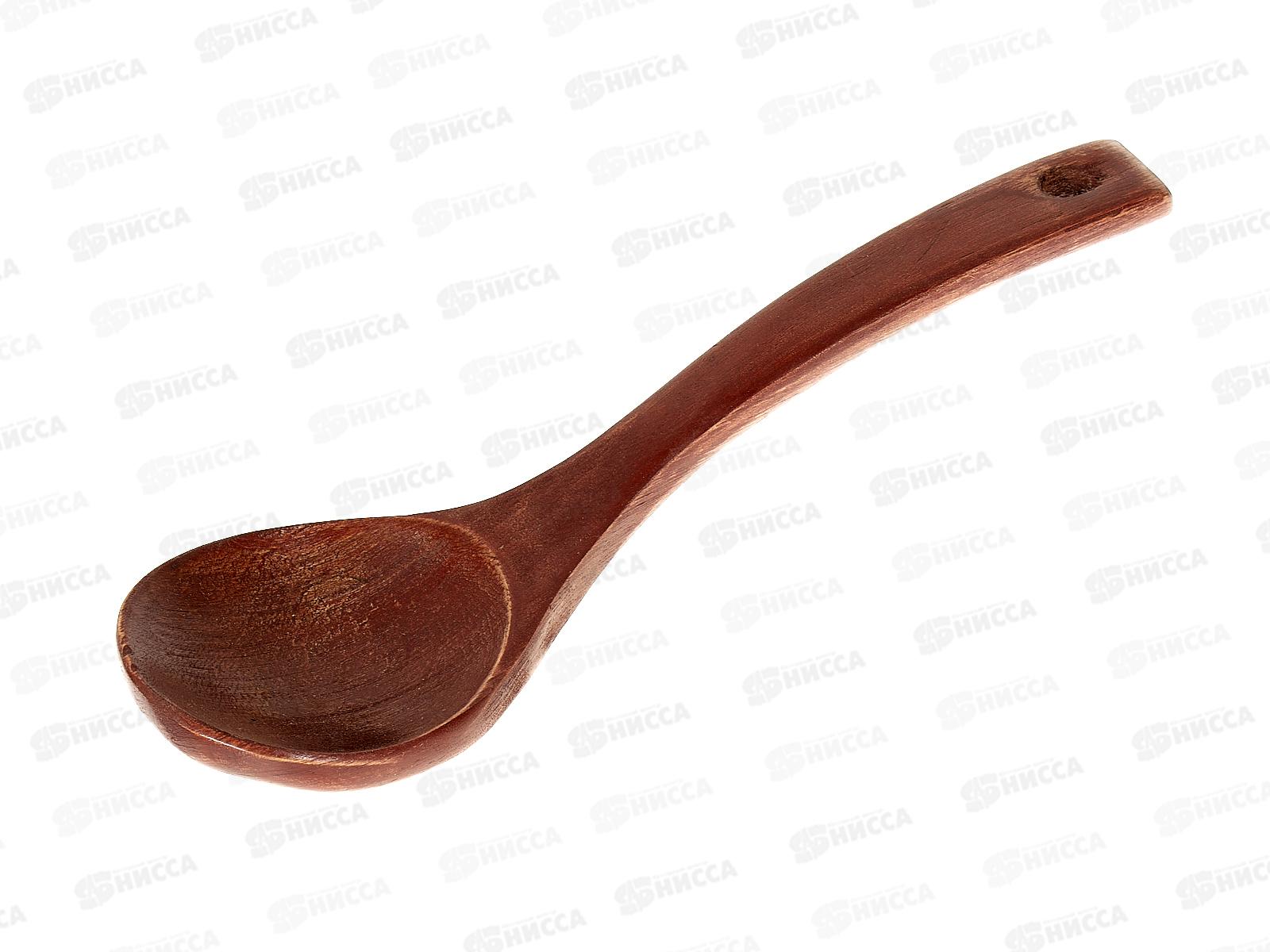 Ложка деревянная  18,5см под орех (31858)  Ж