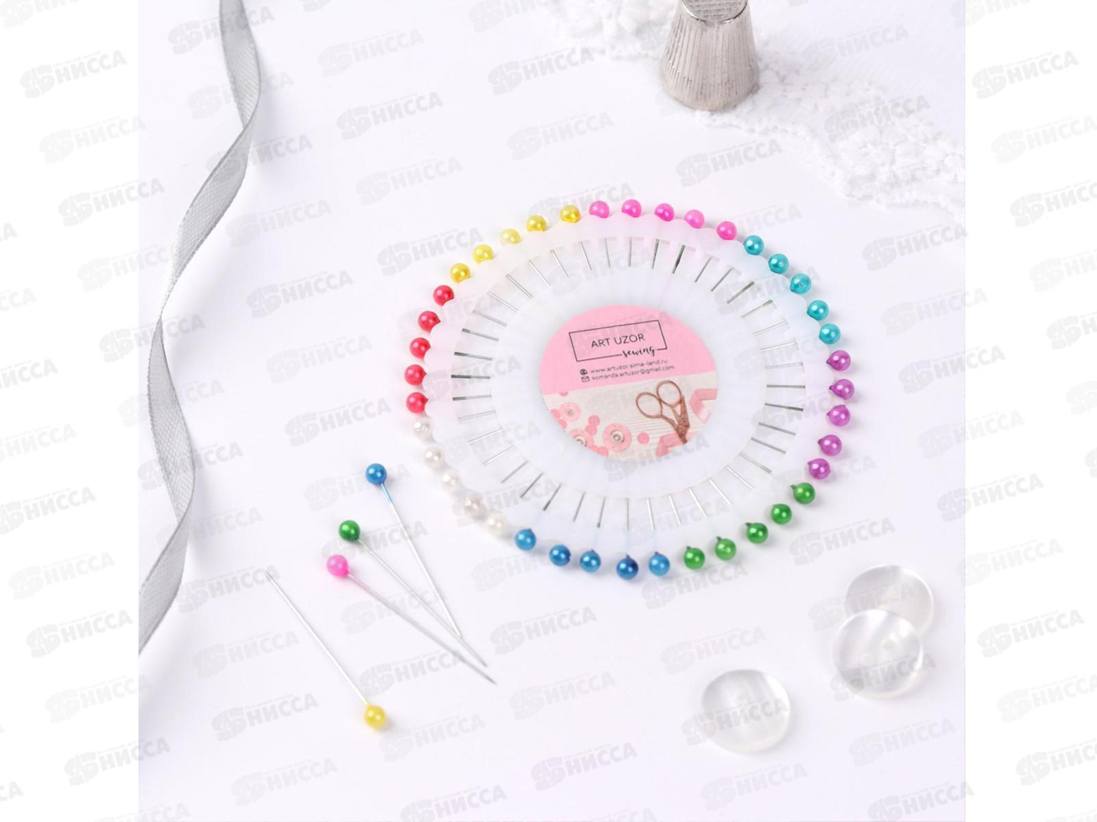 Булавочница (40шт) цветная 600389 *12