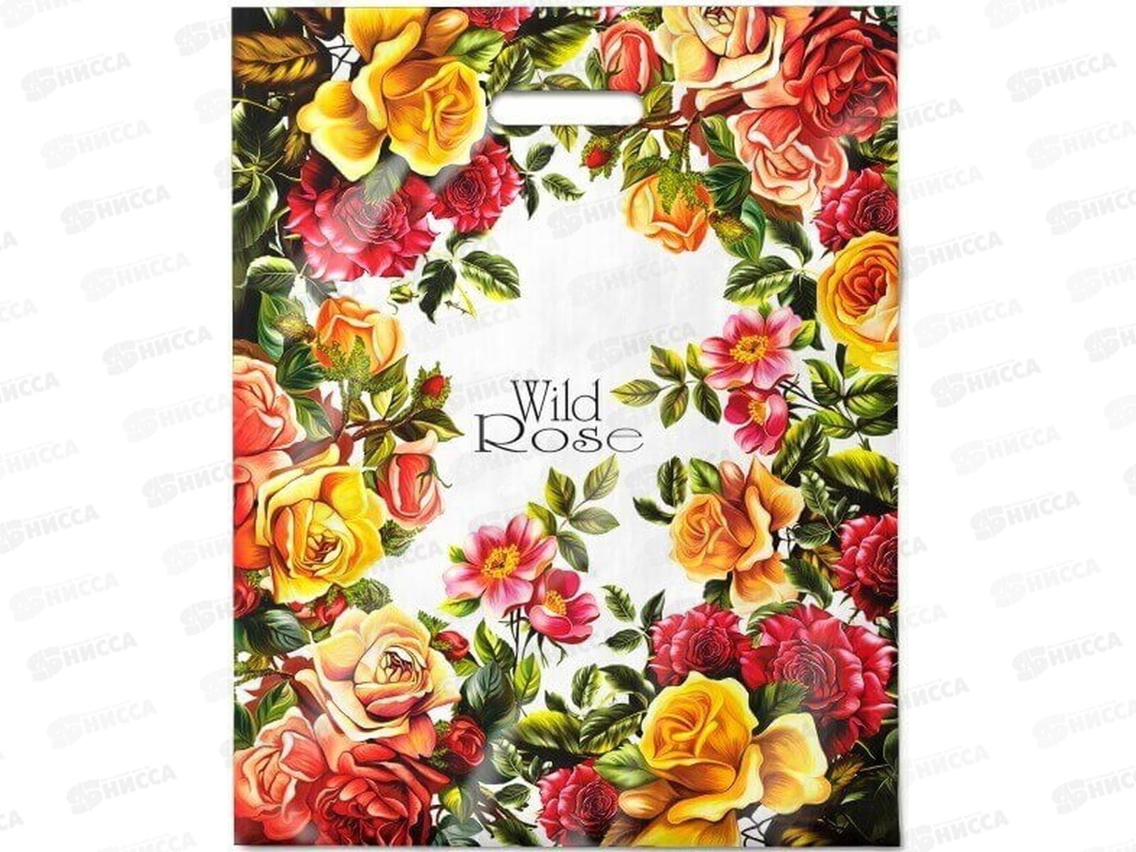 Пакет пробивной 40*50 Дикая роза *50/500