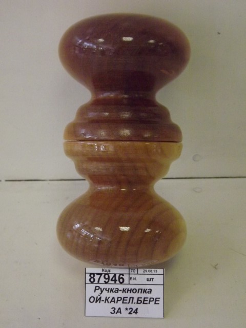Ручка-кнопка ЙО-КАРЕЛ.БЕРЕЗА *24