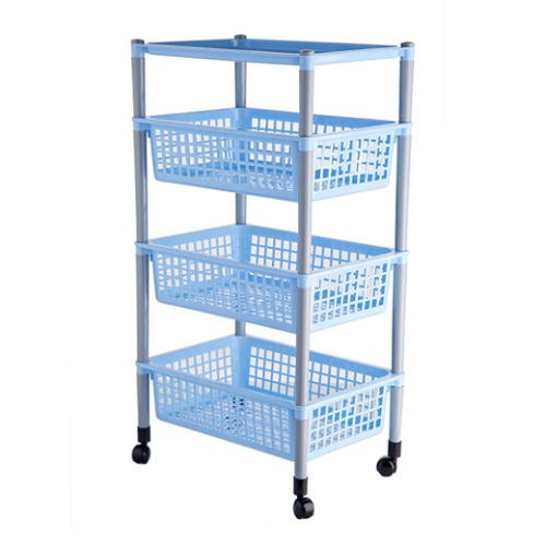 Контейнер для овощей 4-х секций (на колесах,лоток 10л) С944 *2