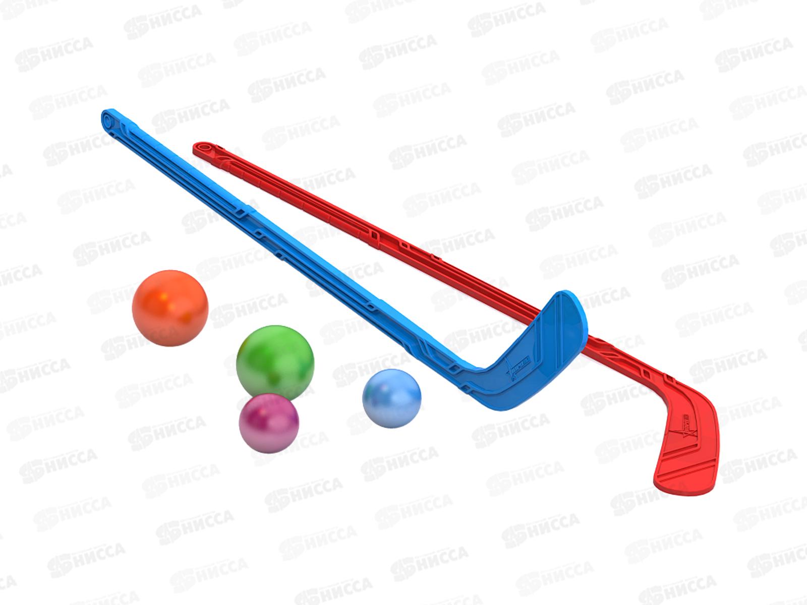 Набор &quotХоккей на траве&quot (2 клюшки+4 шарика) 271 *12