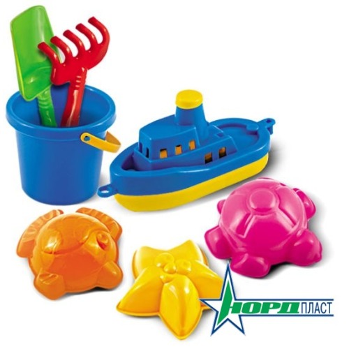 Набор песочный №36, 431736 (ведро+кораблик+) *30