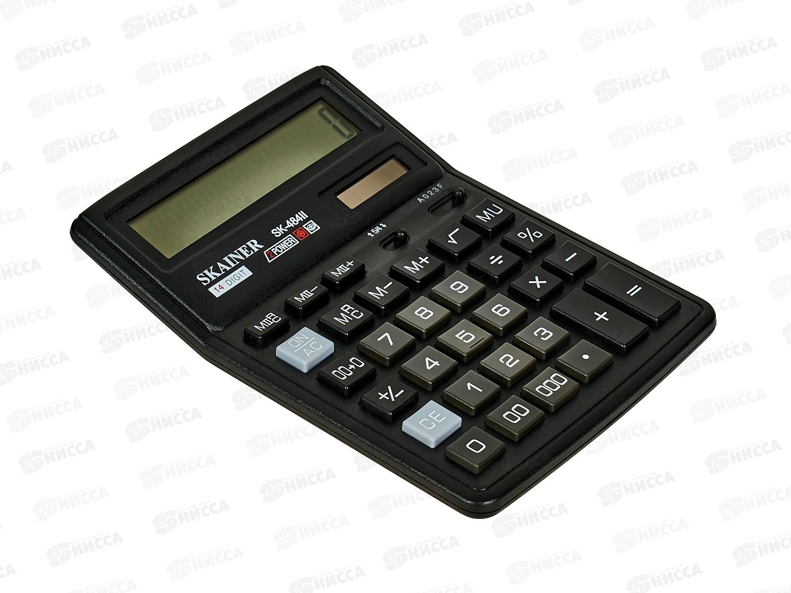 Калькулятор SKAINER SK-484II 14 разрядный , бухгалтерский , настольный