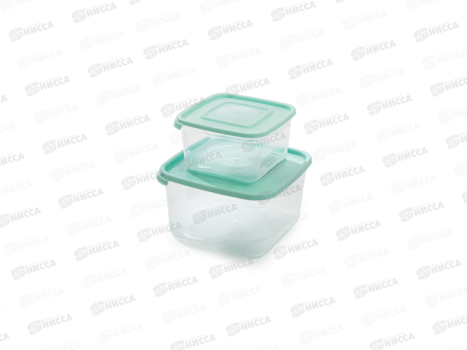 Набор контейнеров СВЧ КАСКАД квадро 2шт (0,46 1,0л) С67002 *40