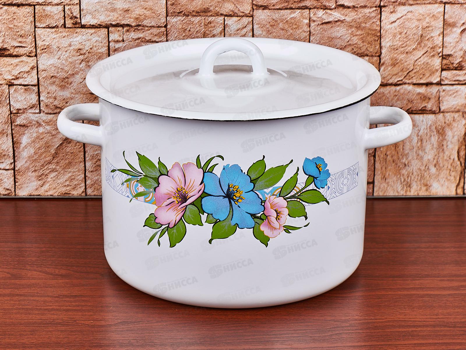 Кастрюля 4,5л эмалированная с рисунком 01-1615/4 *2