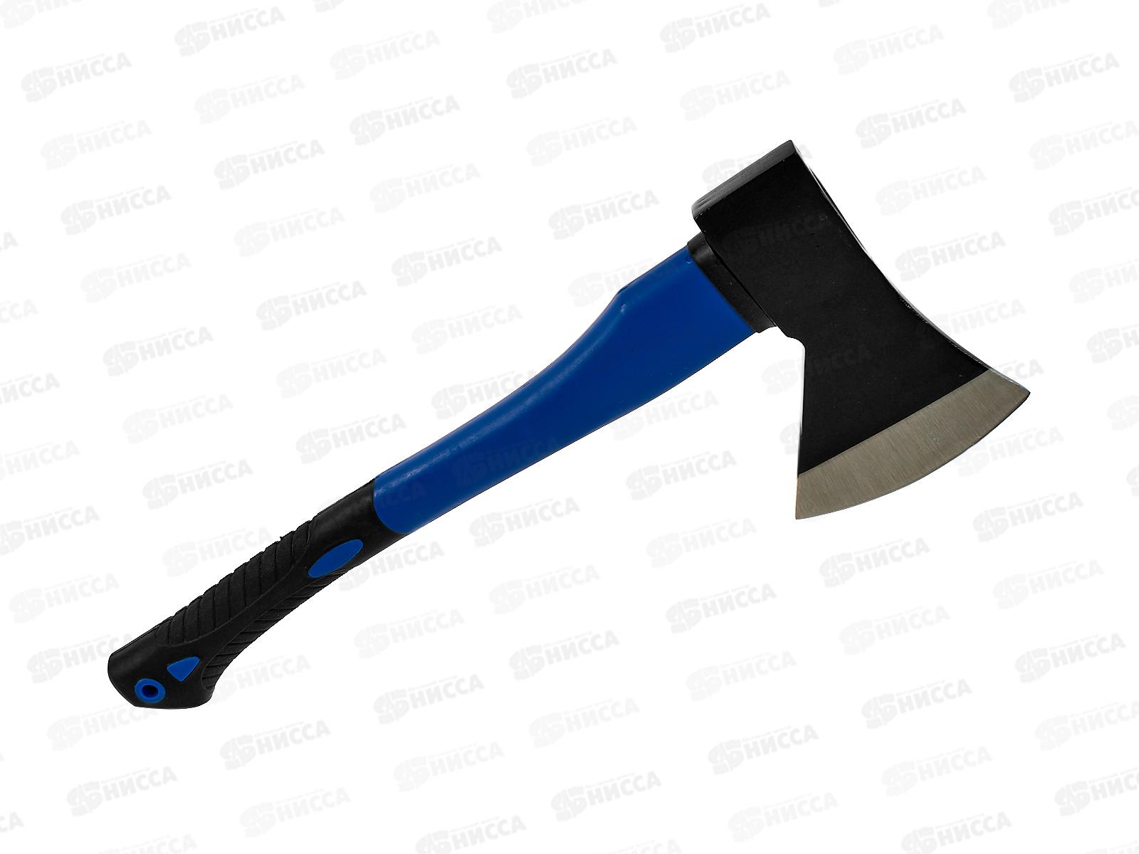 Топор кованый фиберглассовая обрезинненая ручка 1000г 3306012   *12