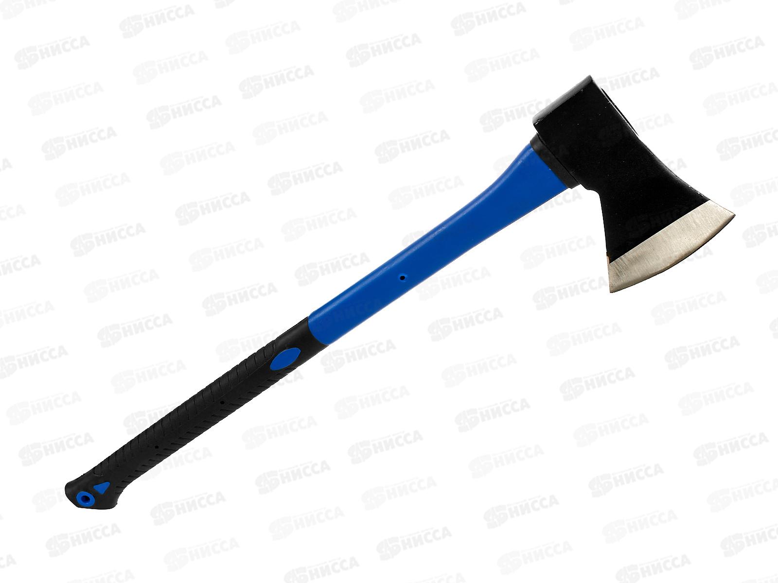 Топор кованый фиберглассовая обрезиненная ручка1300г 3306013