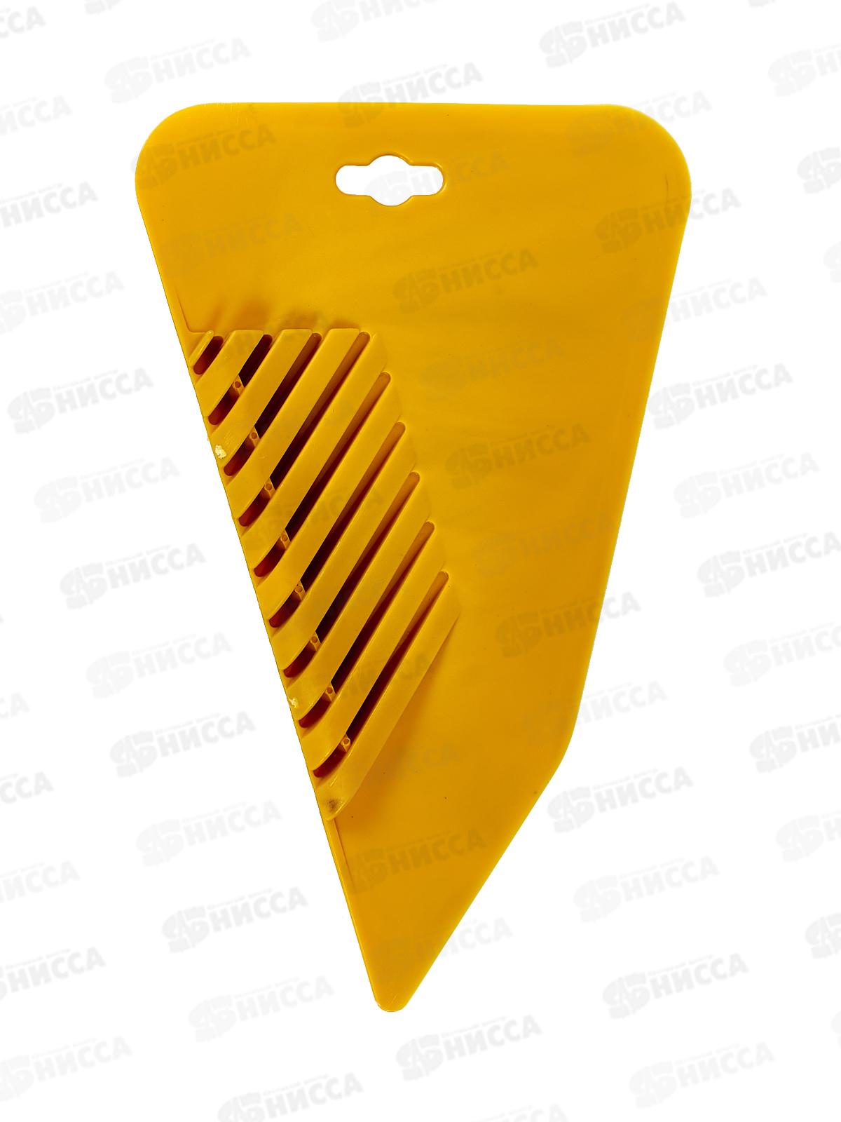 Шпатель для прикатки обоев 280мм, 3009202 желтый *70