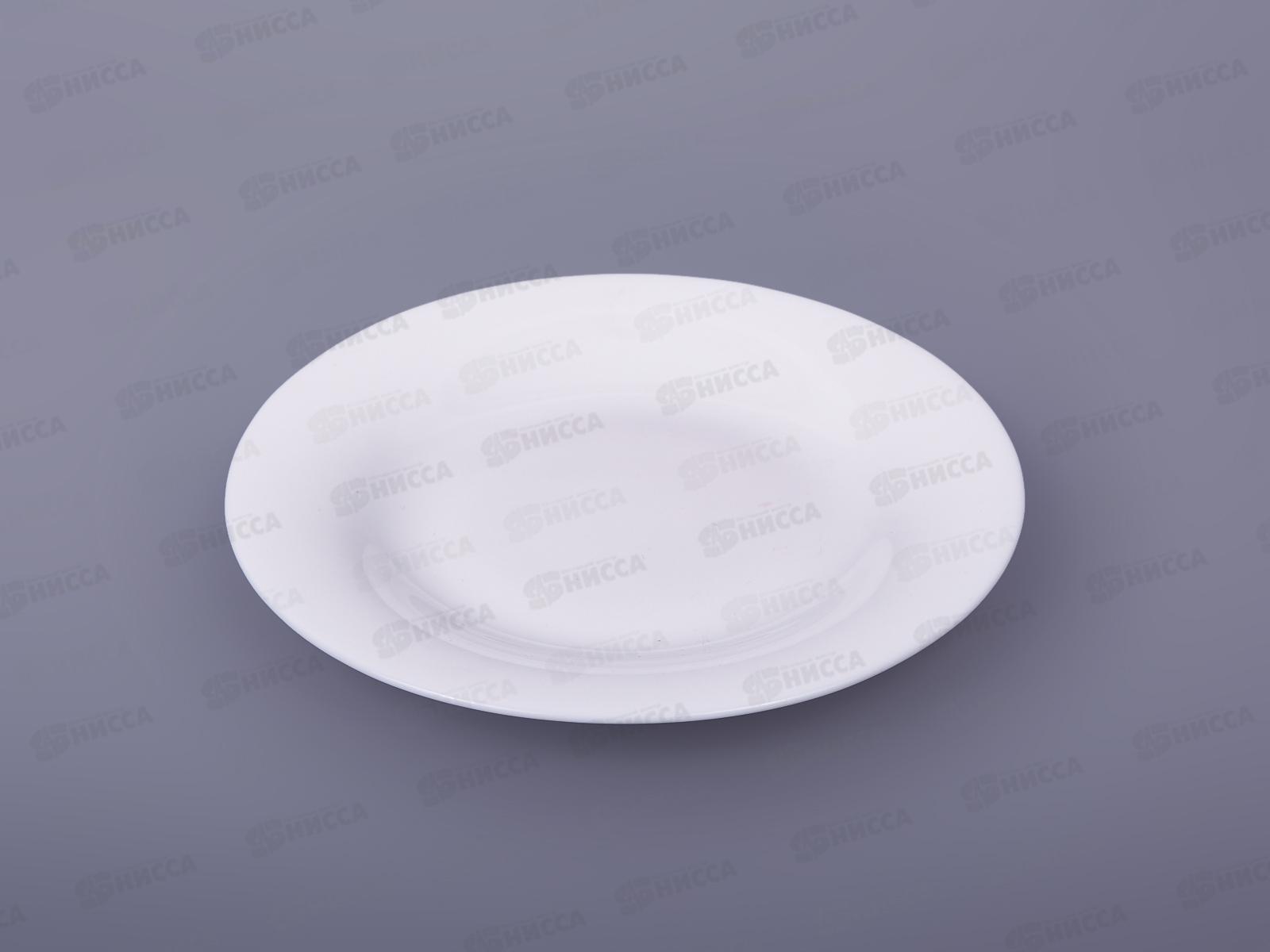 Тарелка плоская круглая d-17,5 (6/72) 100бел-тм7