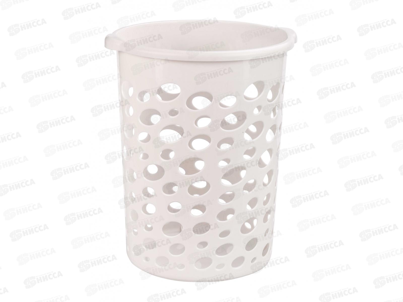 Корзина для мусора 12л &quotСорренто&quot (светло бежевый) *10 М2055