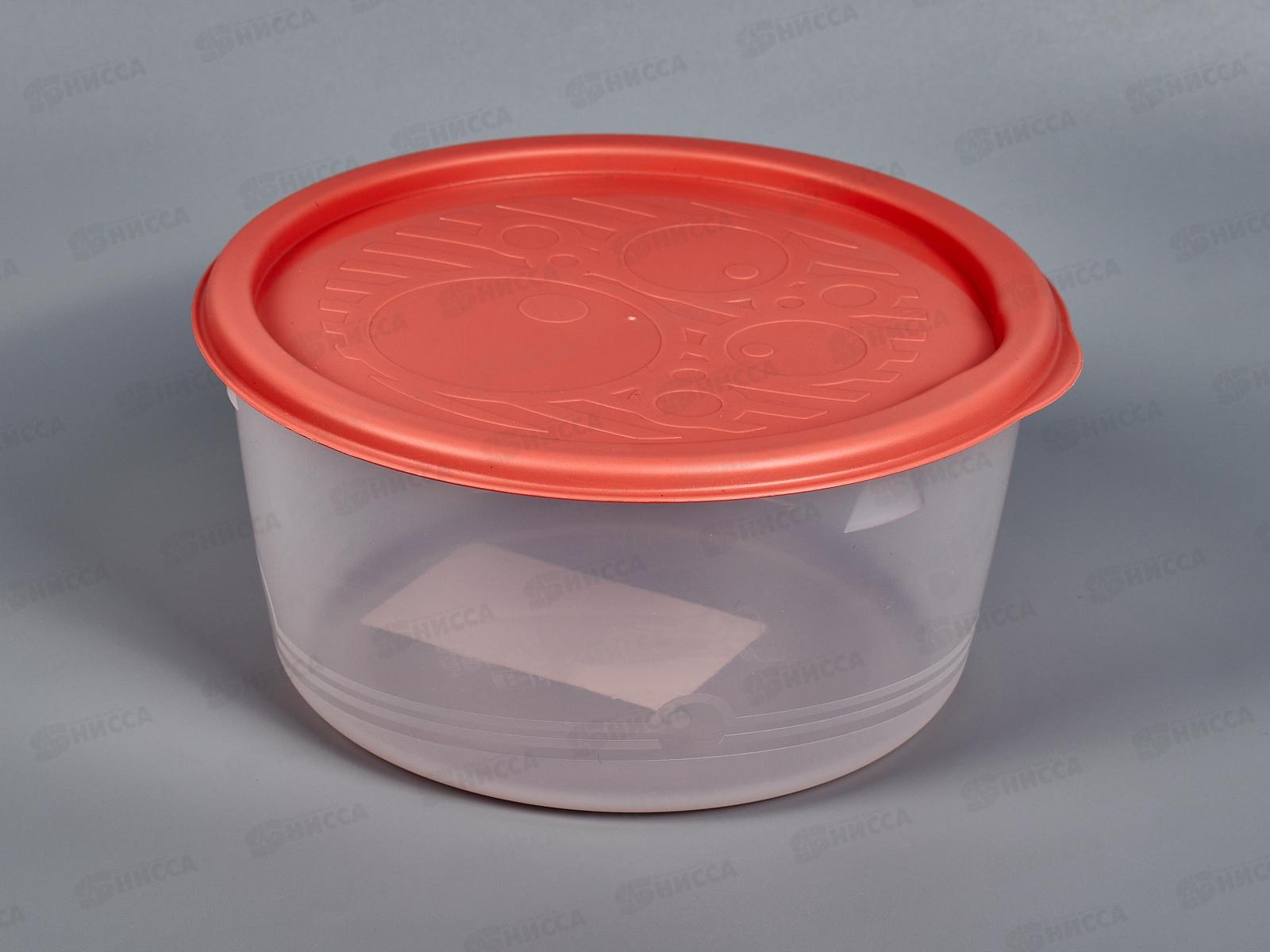 Контейнер круглый низкий многофункциональный №4 1,4л С257АВ *24