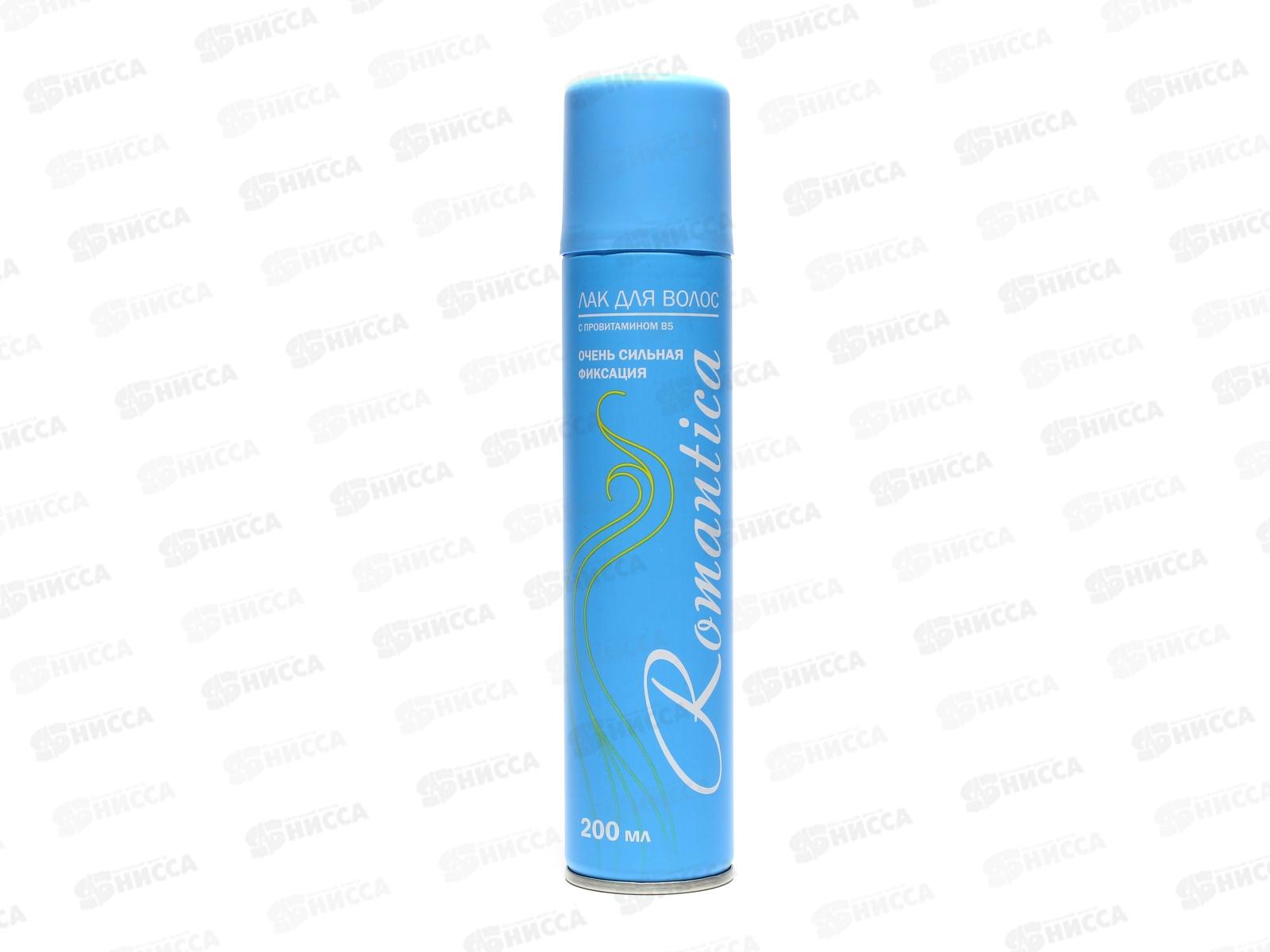 РОМАНТИКА лак для волос очень сильная фиксация провитамином 200мл *24