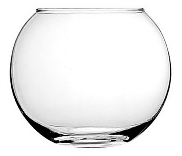 Ваза  FLORA шар d-102,5мм 43417SL  *12