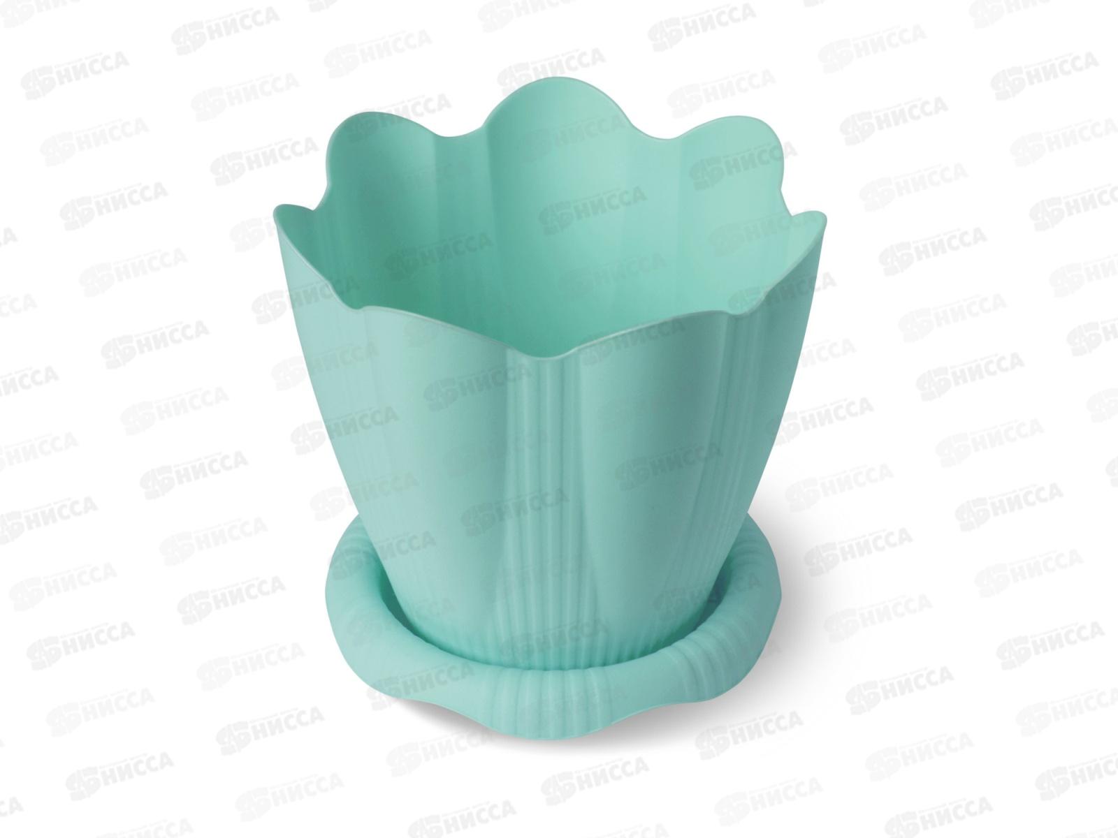 Горшок Эдельвейс-5,3л Колор 24см с поддоном  (20) АП С193К *10