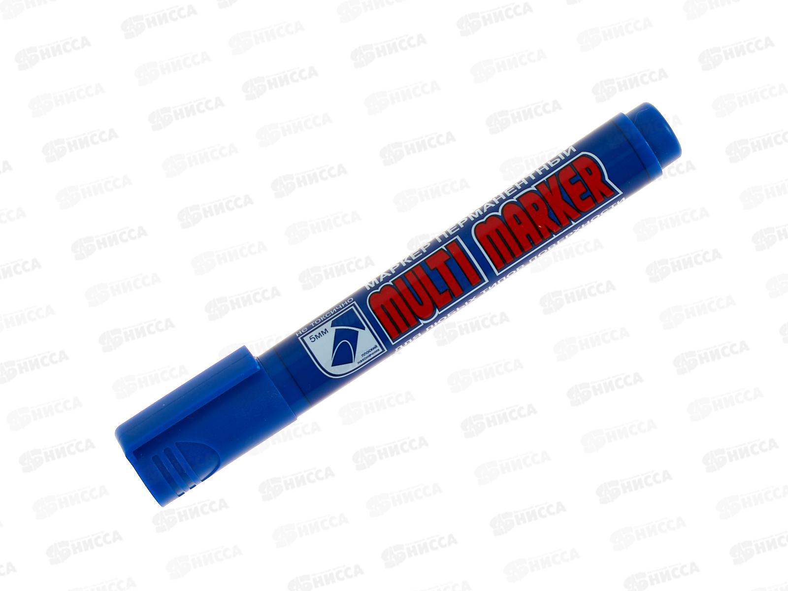 Маркер CROWN Multi marker, скош., синий, CPM-800 CH *12/720