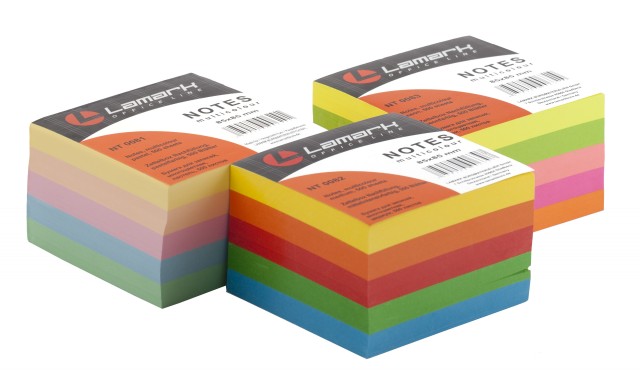 Кубарик LAMARK Кубик 85*85мм, 500л, 5цв., 0082 *30