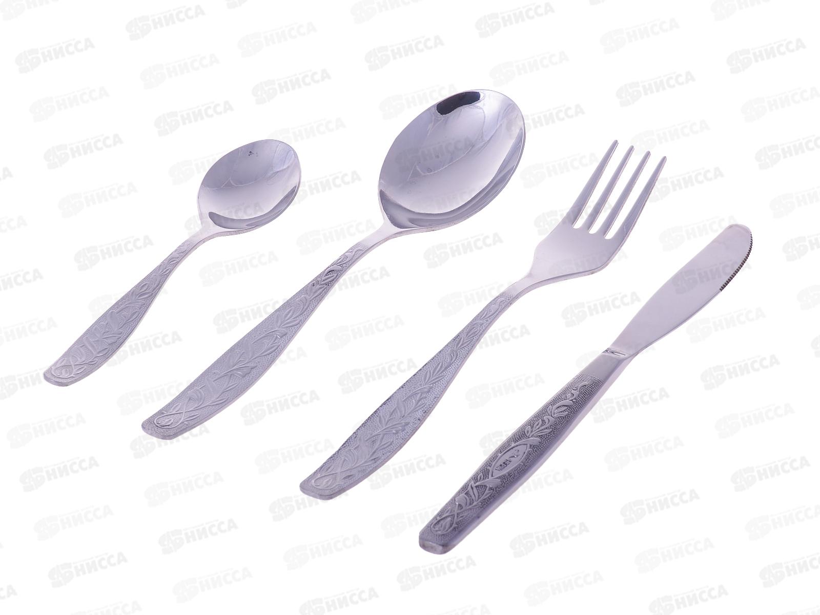 Набор 24 предмета  М-13 &quotУралочка&quot столовый в картонной коробке *12