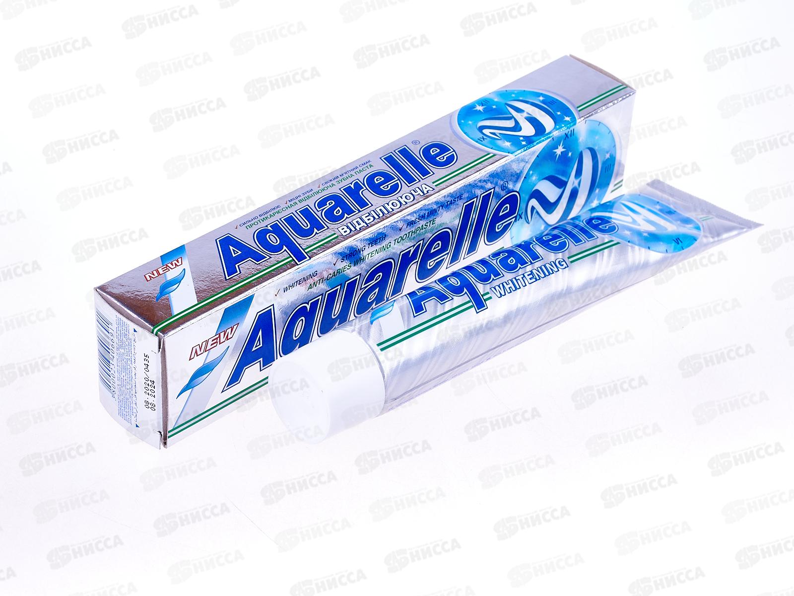 АКВАРЕЛЬ зубная паста 75мл Whitening двухцветная *50