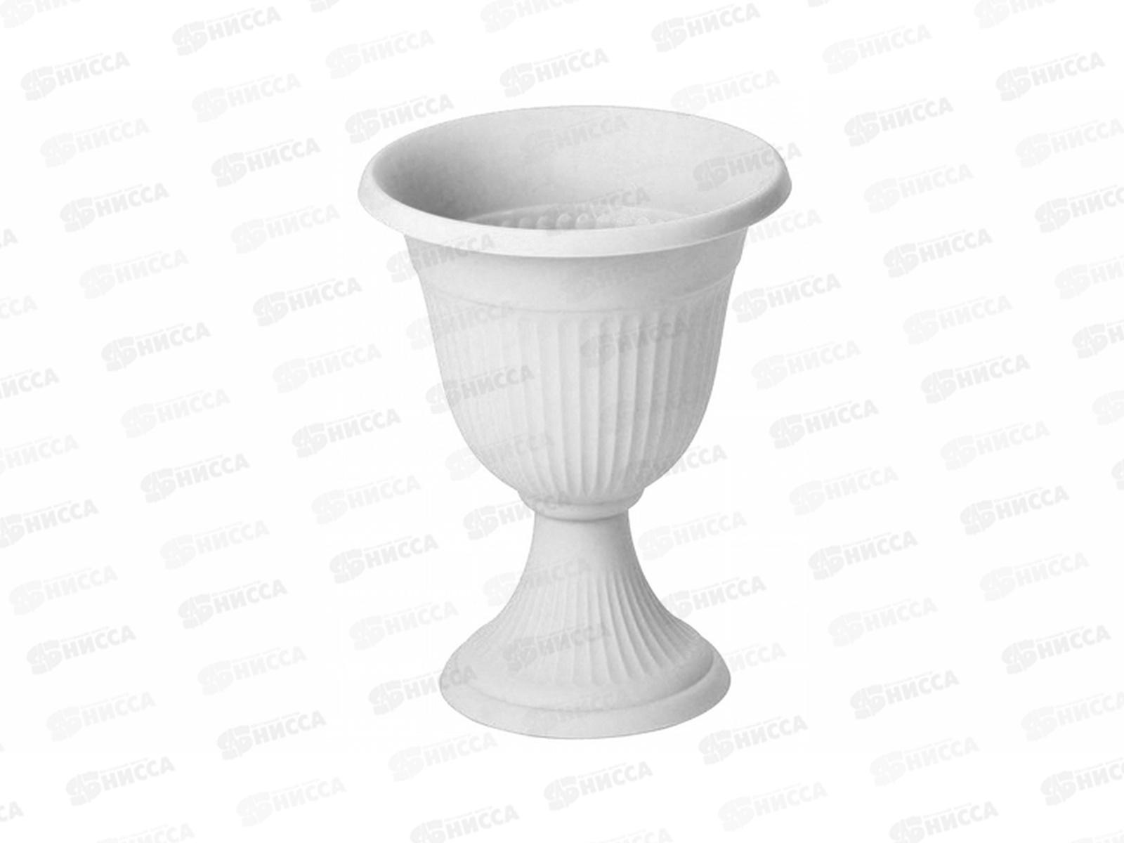 Кашпо-вазон Ливия D300мм высокий  Мраморный М3202 *10