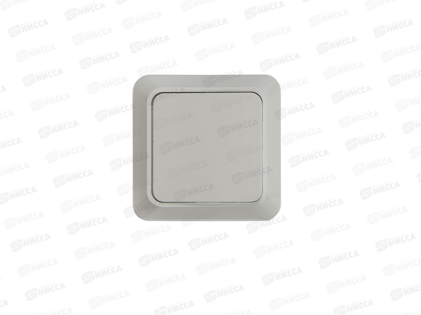 Выключатель накладной BOLLETO 1клавишный белый, 7021-W *10/200