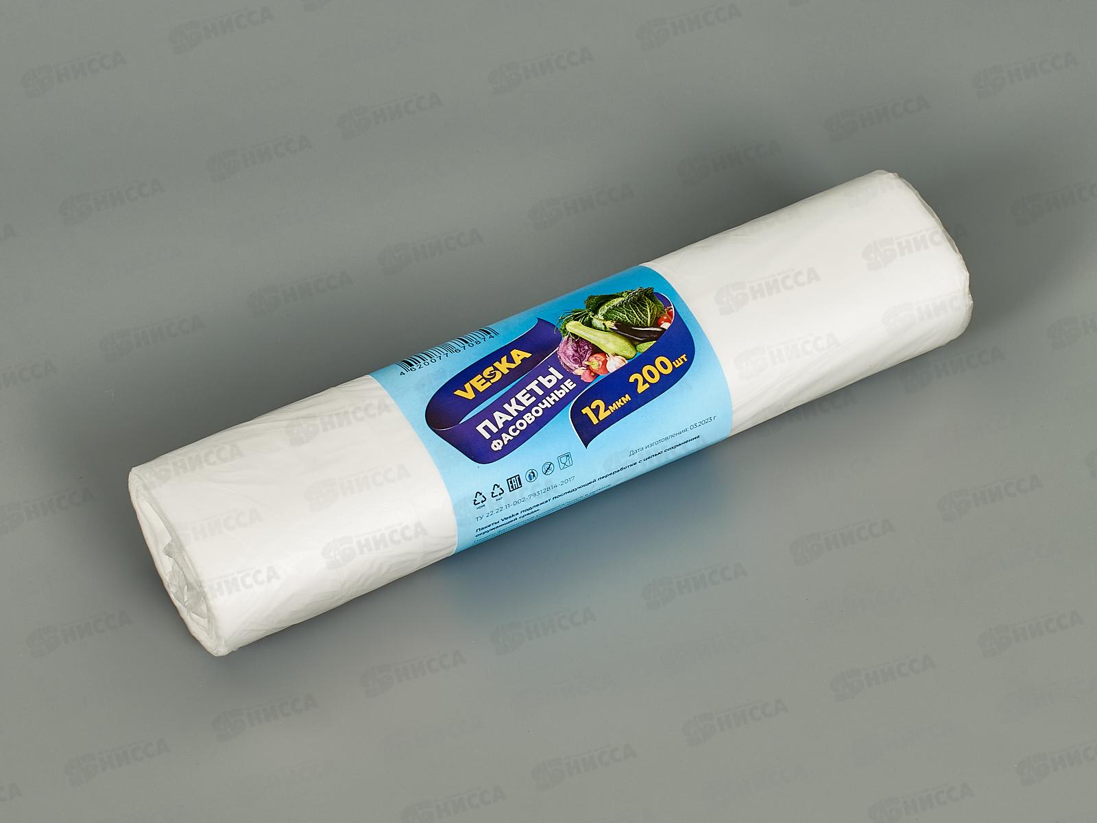 Пакет фасовочный ПНД 24*37 12мкм в рулоне 200шт цена за упаковку!!!*1/50