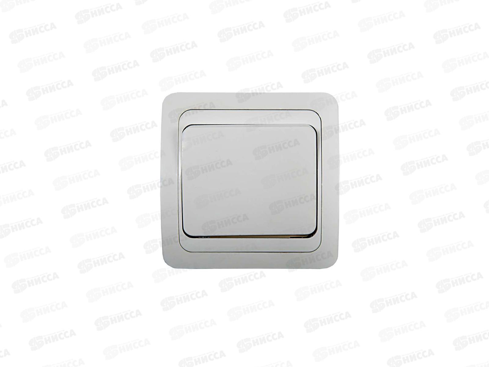 Выключатель CLASSICO 1клавишный скрытой установки белый, 2021-W *10/200