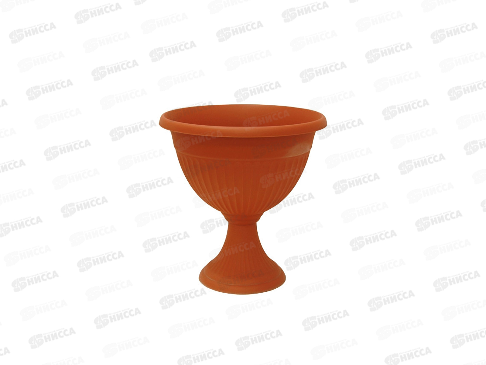 Кашпо-вазон Ливия D310мм низкий Терракотовый  М3206 *12