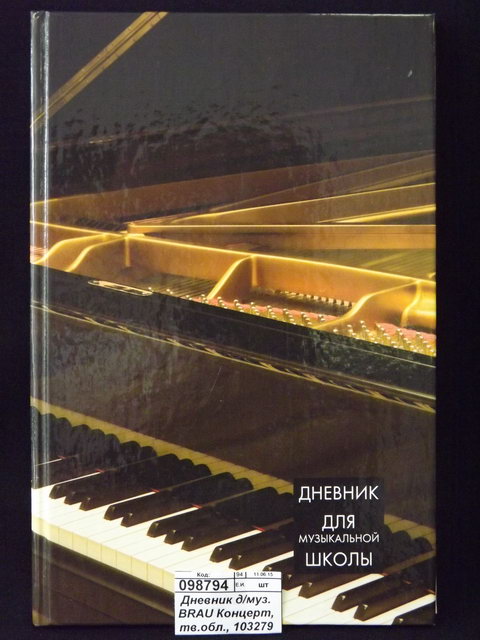 Дневник д/муз. BRAU Концерт, лам., тв.обл., 103279 *24