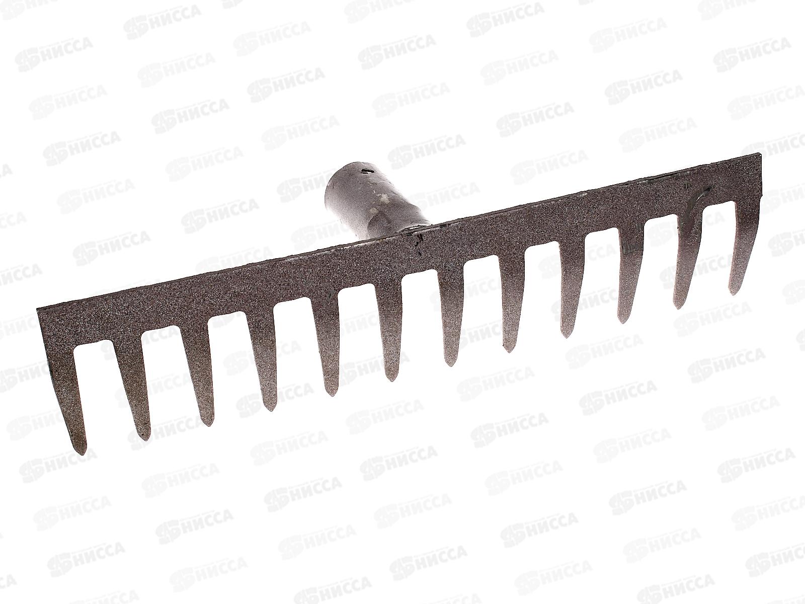 Грабли прямые 12 зубцов эмаль без черенка ГП-12 (Павлово)