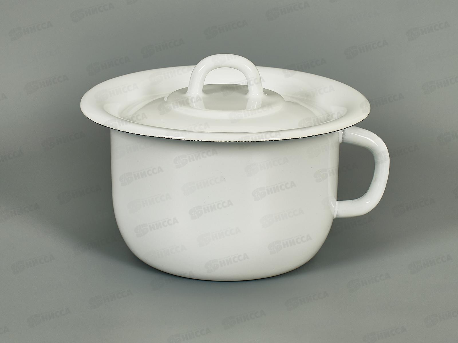 Горшок 1,5л ночной белый (01-0908) *8