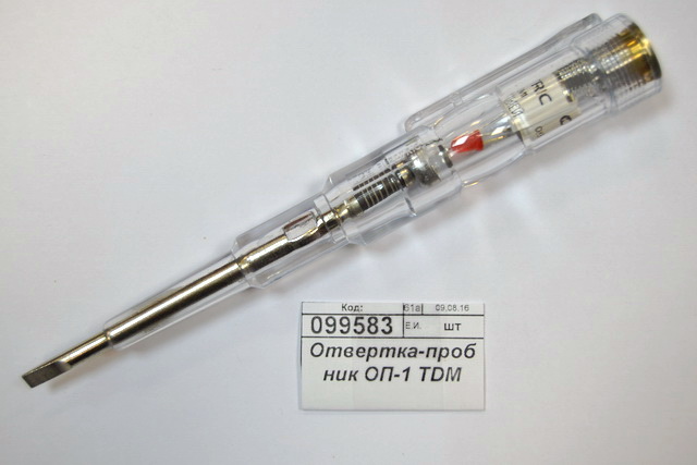 Отвертка-пробник ОП-1 TDM