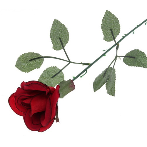 Цветы искусственные роза простая раскрытая 55см 21673 428837 *10