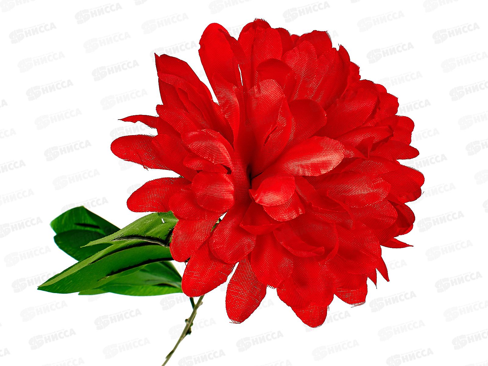 Цветы искусственные пион 46см d-14 красный 652049 *10