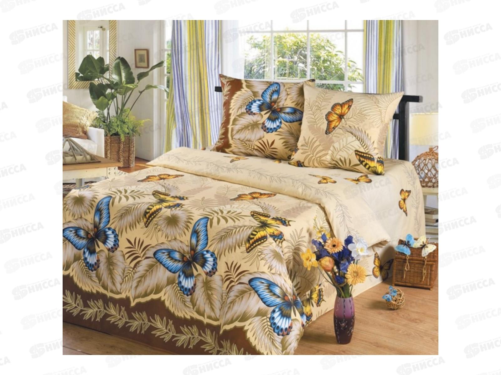 Комплект постельного белья 2 спальное 215*175 бязь набивная, плотность 125 Эйфория