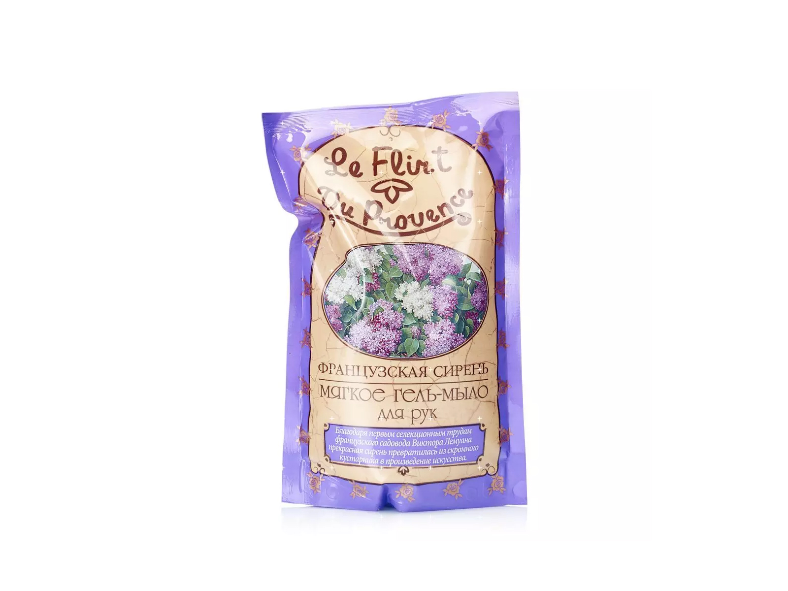 Лё Флир гель-мыло Французская сирень 500мл дой-пак *12