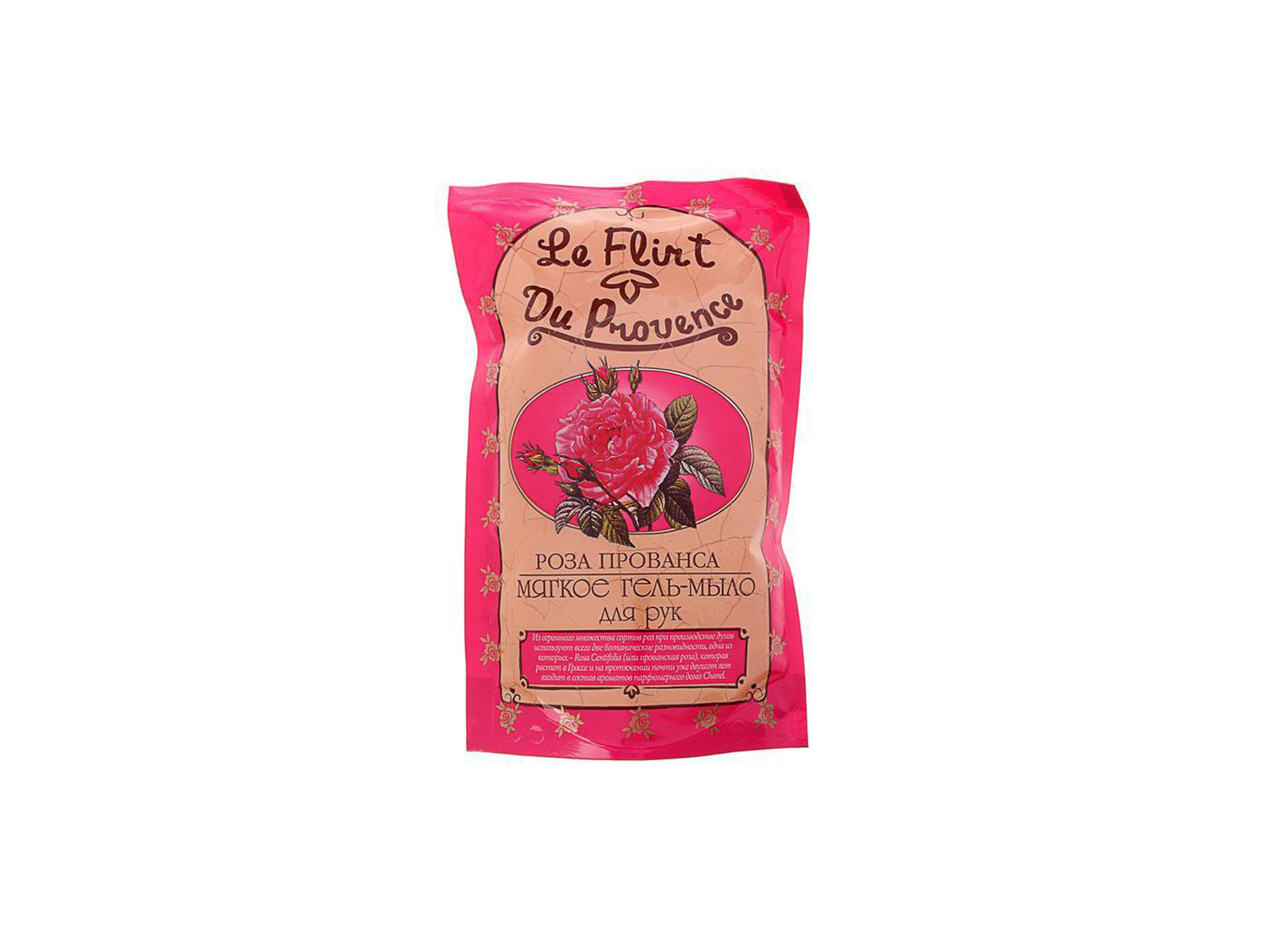 Лё Флир гель-мыло Роза прованса 500мл дой-пак *12