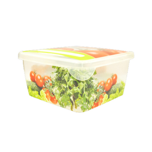 Емкость для продуктов  &quotБраво&quot Овощи квадрат 0,45л ПЦ1064 *60