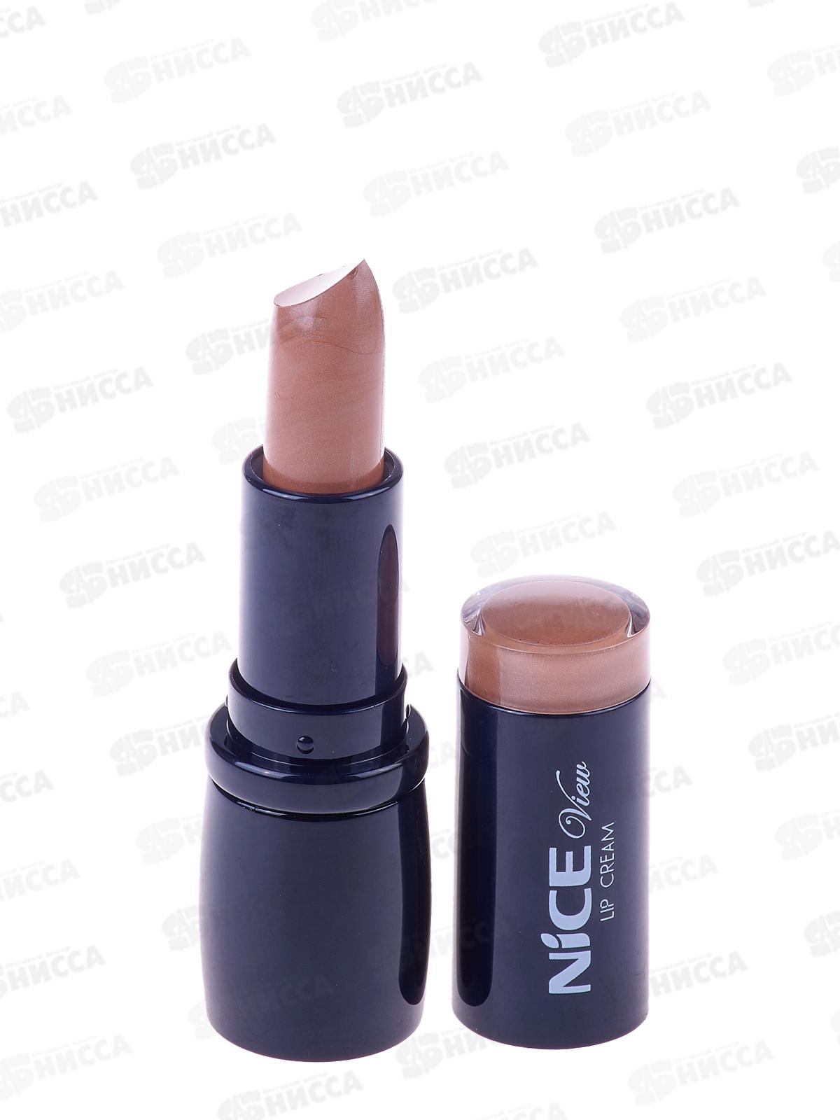 НАЙС помада увлажняющая+пробник №01 какао *6
